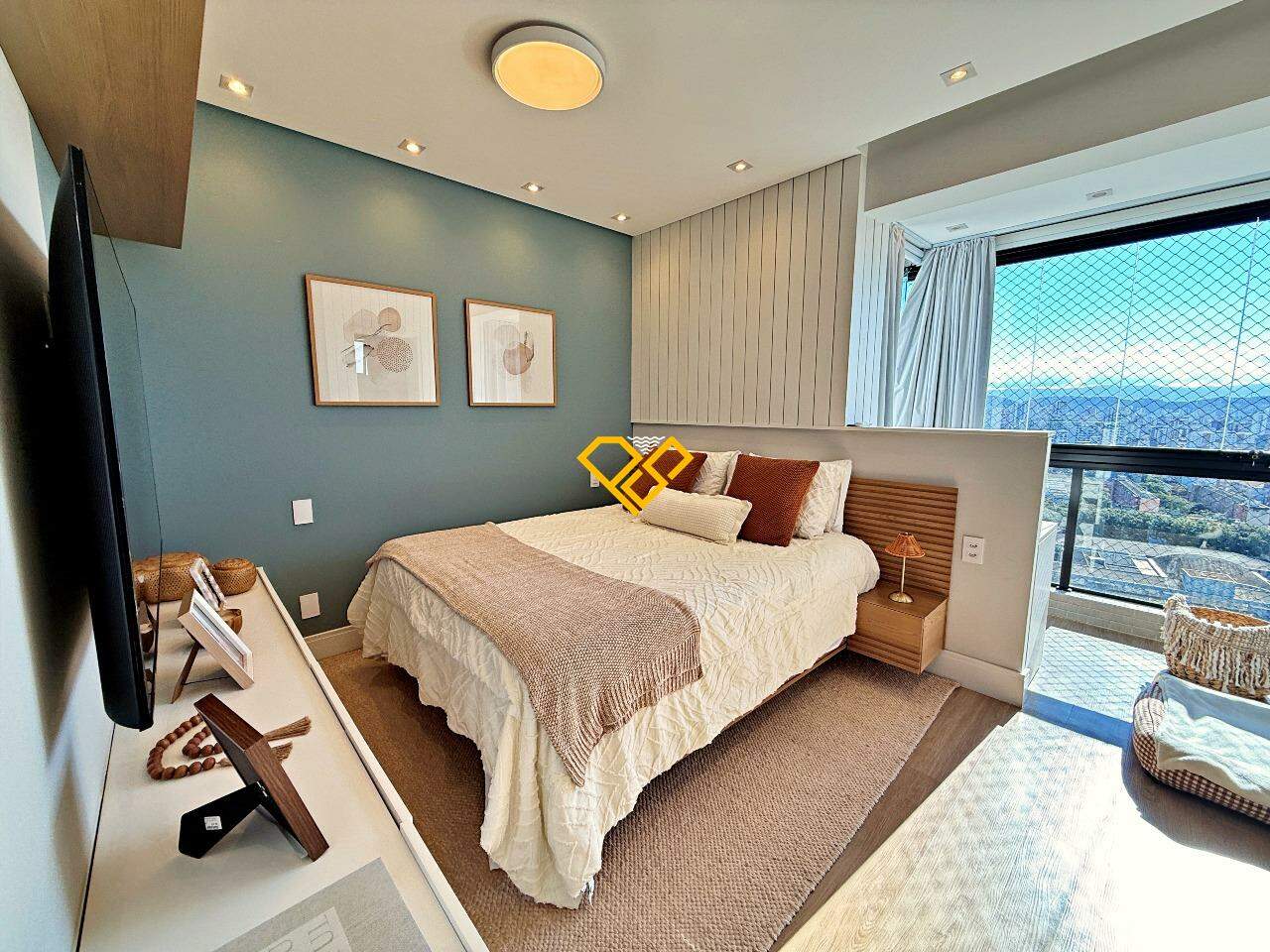 Apartamento à venda no Aparecida: Dormitório 1 - suíte