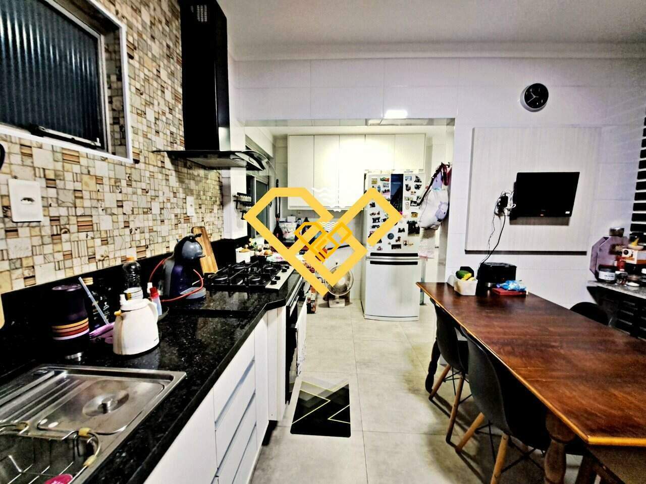 Cobertura à venda no Campo Grande: Cozinha