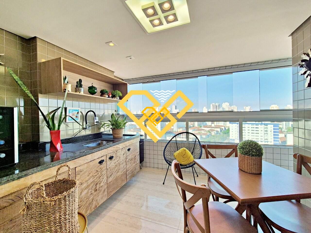 Apartamento à venda no Campo Grande: Varanda