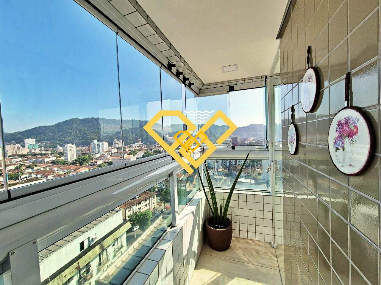 Apartamento à venda no Campo Grande: Varanda do dormitório 1