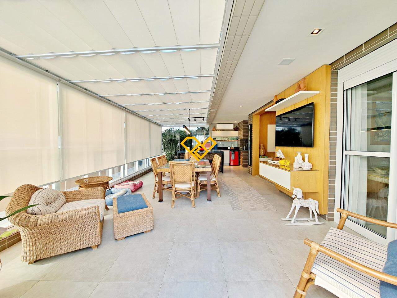 Garden à venda no Embaré: Espaço garden com churrasqueira