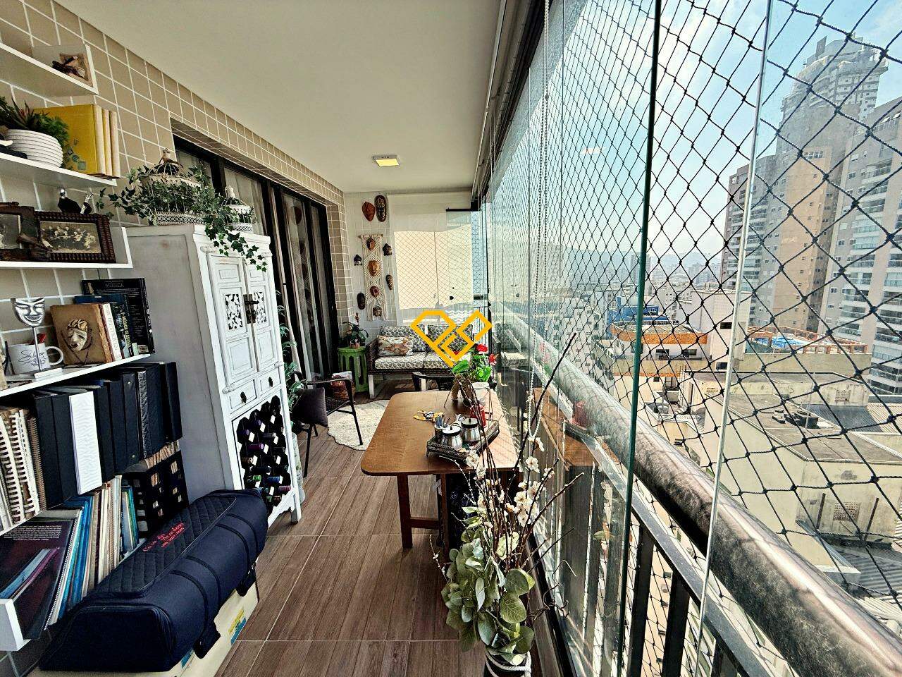Apartamento à venda no José Menino: Varanda