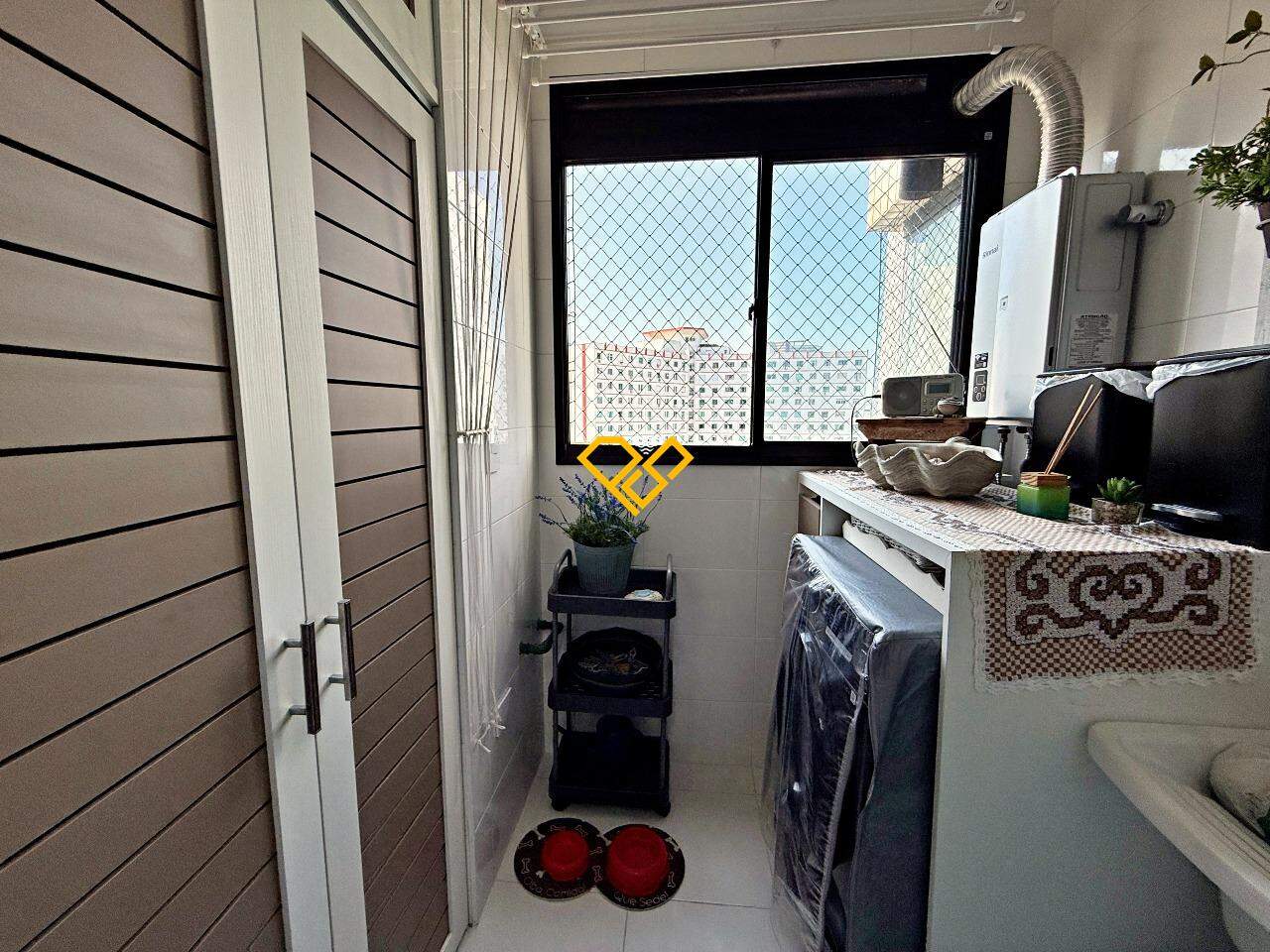 Apartamento à venda no José Menino: Área de serviço