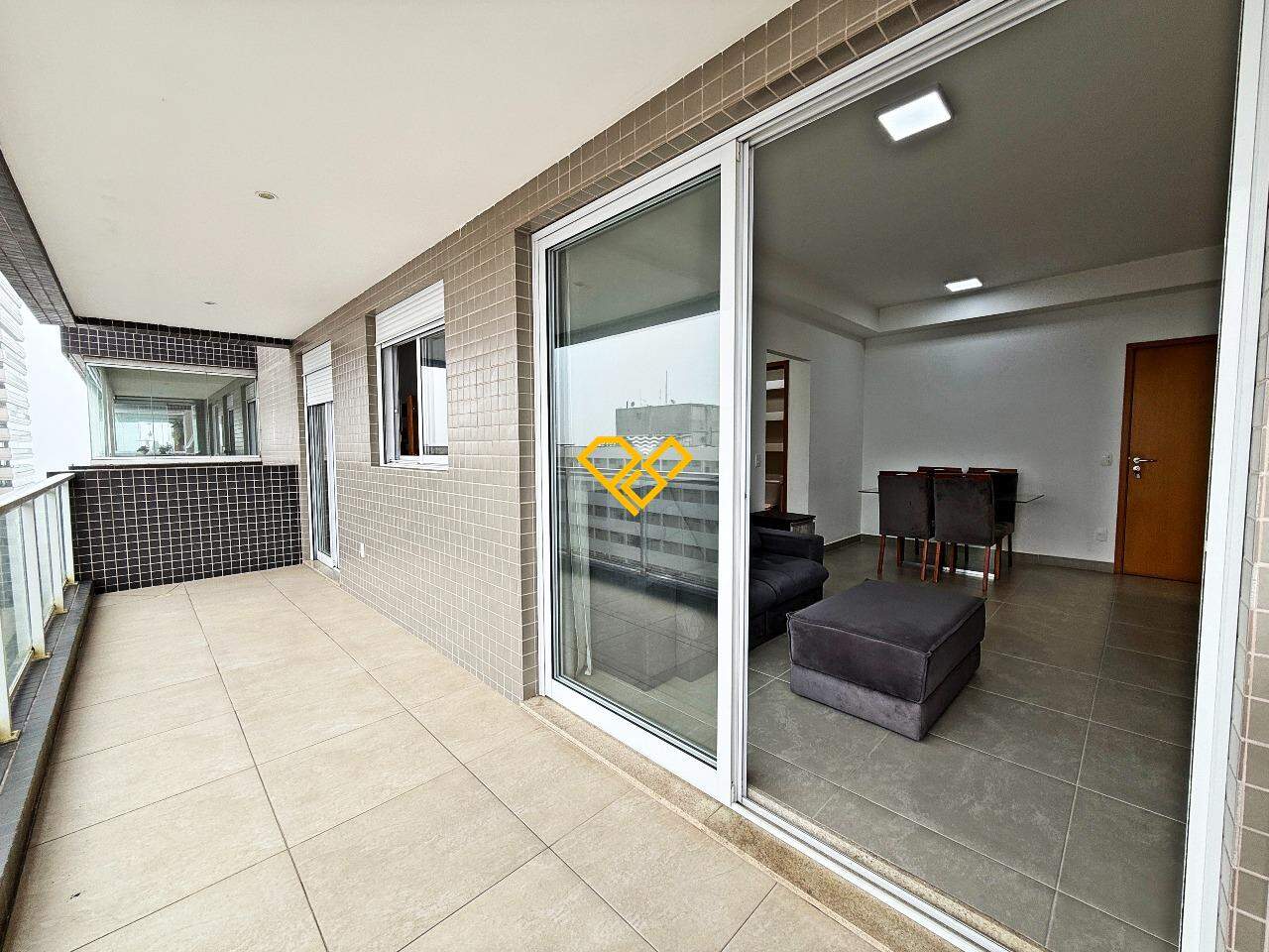 Apartamento à venda no Gonzaga: varanda