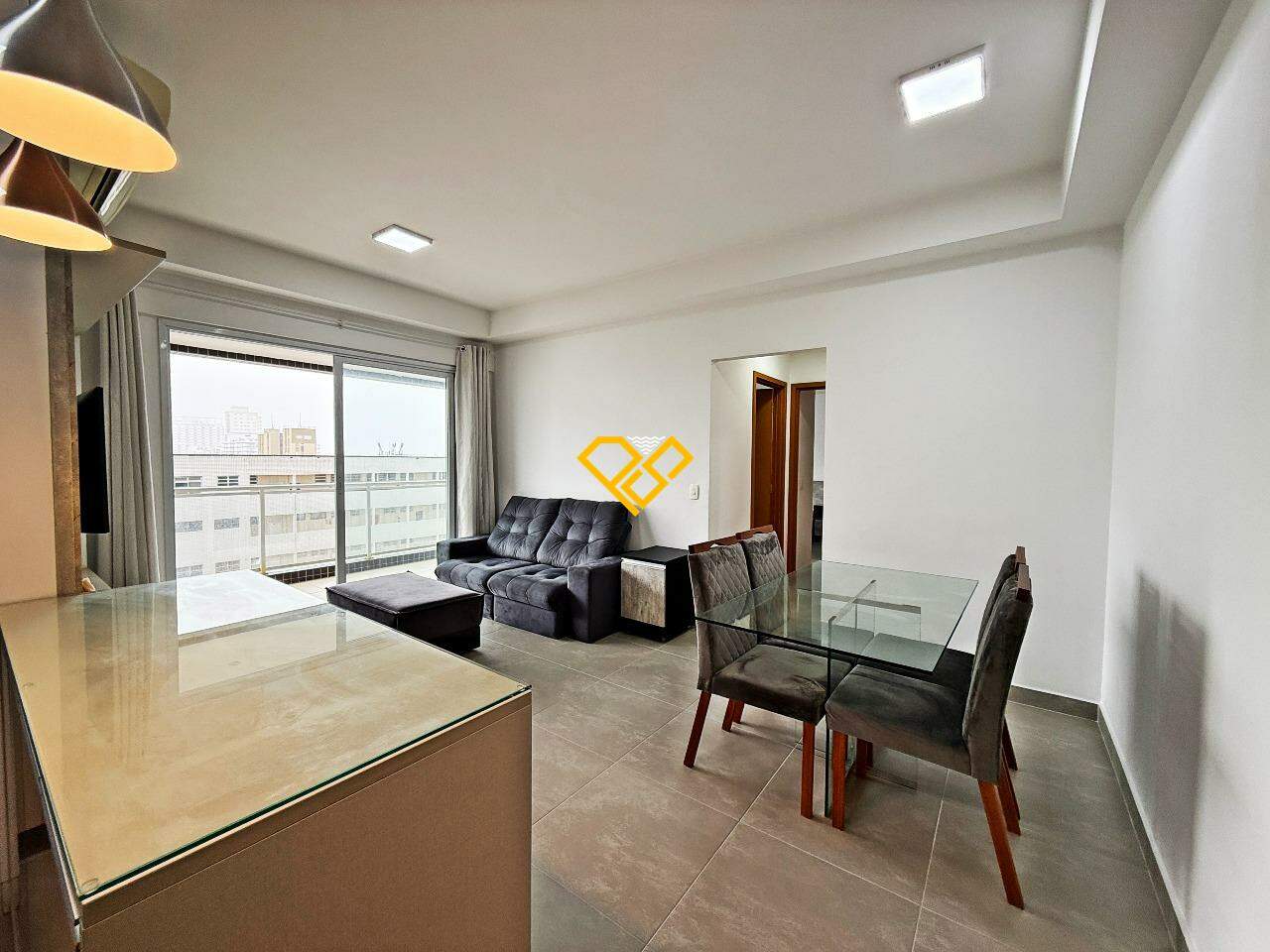 Apartamento à venda no Gonzaga: sala