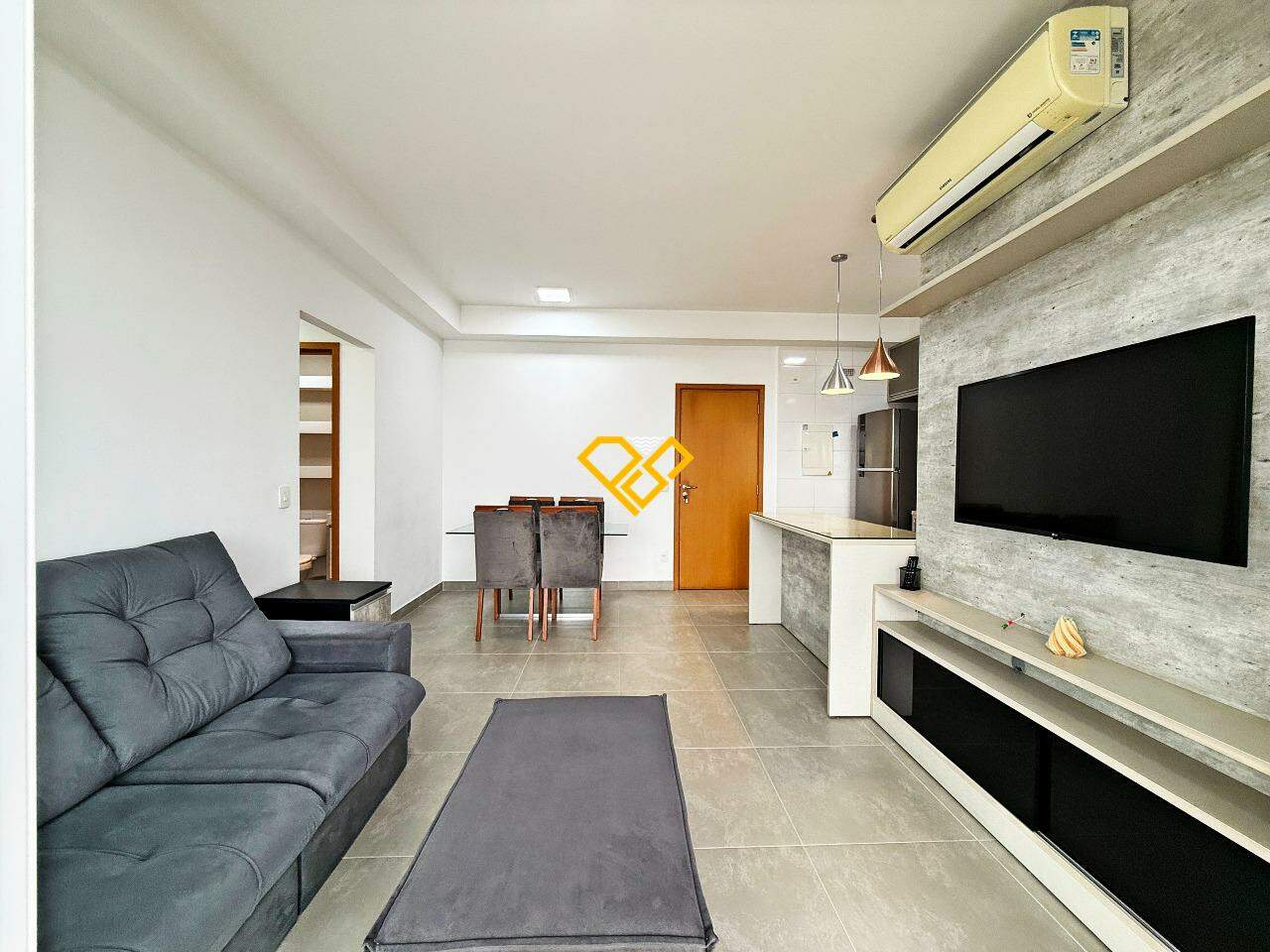 Apartamento à venda no Gonzaga: sala