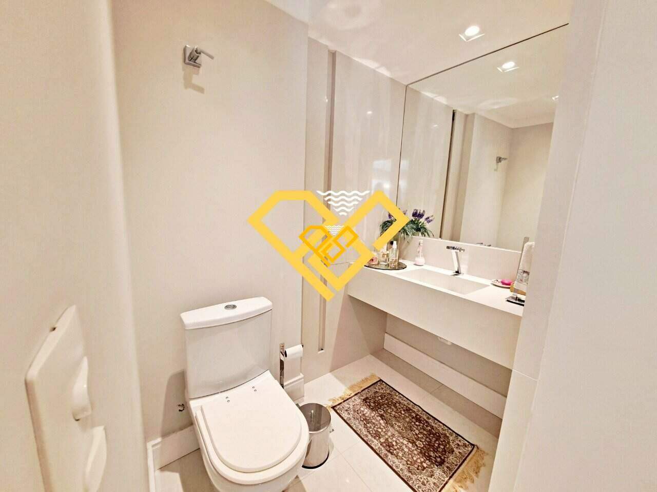 Apartamento à venda no Embaré: Lavabo