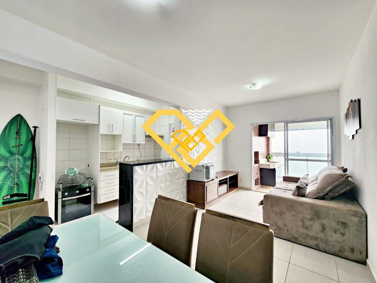 Apartamento à venda no José Menino: Sala