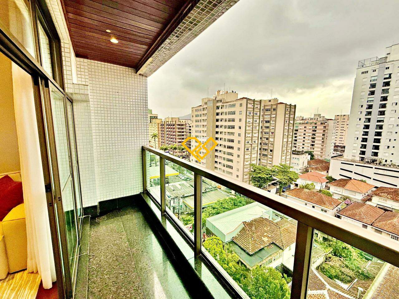 Apartamento à venda no Gonzaga: Varanda