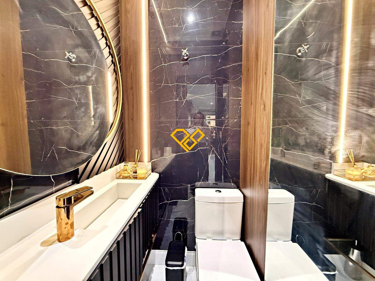 Apartamento à venda no Aparecida: Lavabo