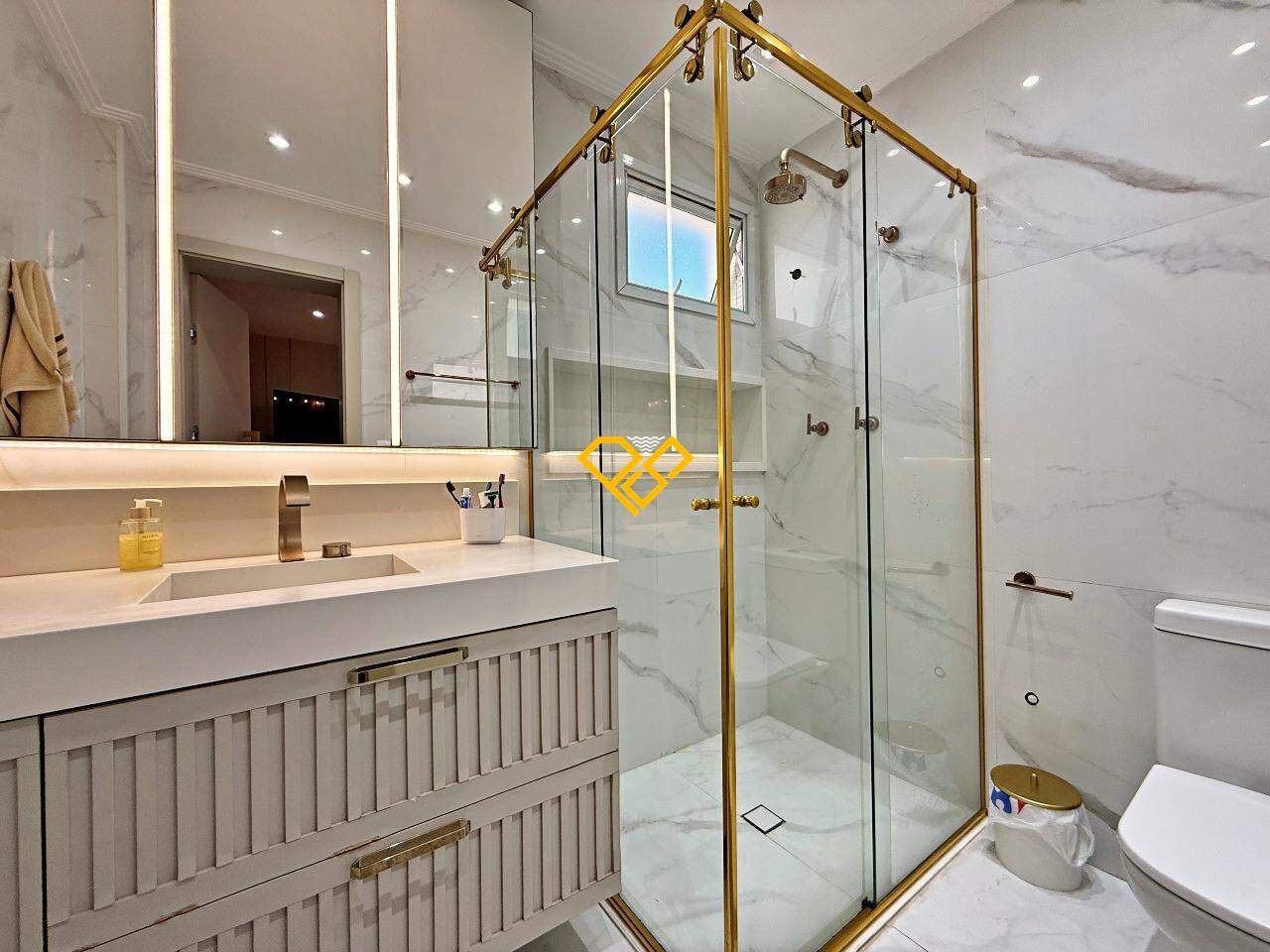 Apartamento à venda no Aparecida: Wc suíte 3