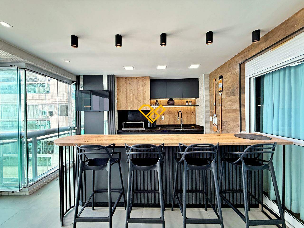 Apartamento à venda no Aparecida: Varanda