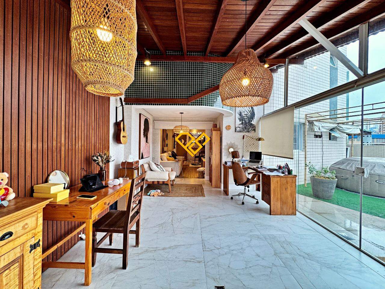 Garden para aluguel no Ponta da Praia: Área gourmet