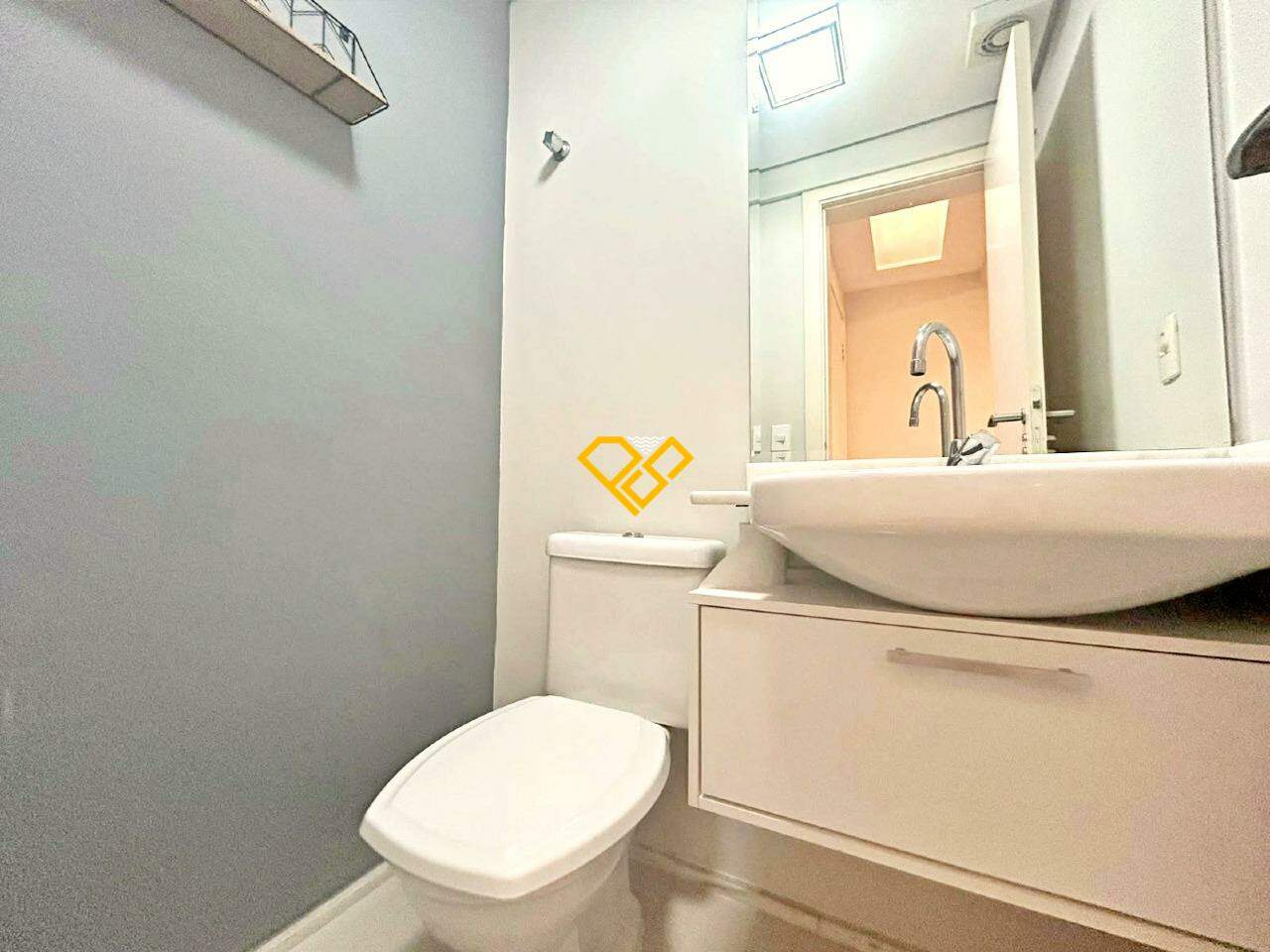Apartamento para aluguel no Gonzaga: Lavabo