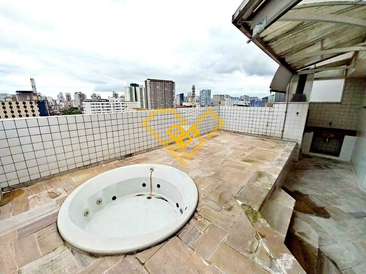 Cobertura para aluguel no Vila Mathias: 