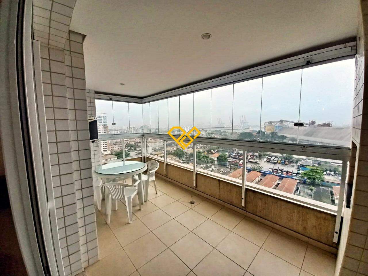 Apartamento à venda no Ponta da Praia: Varanda