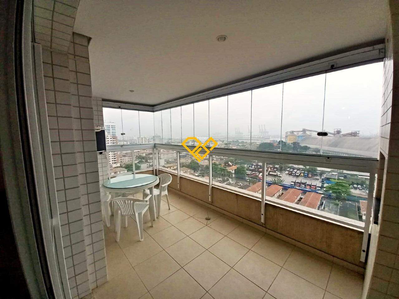 Apartamento à venda no Ponta da Praia: Varanda