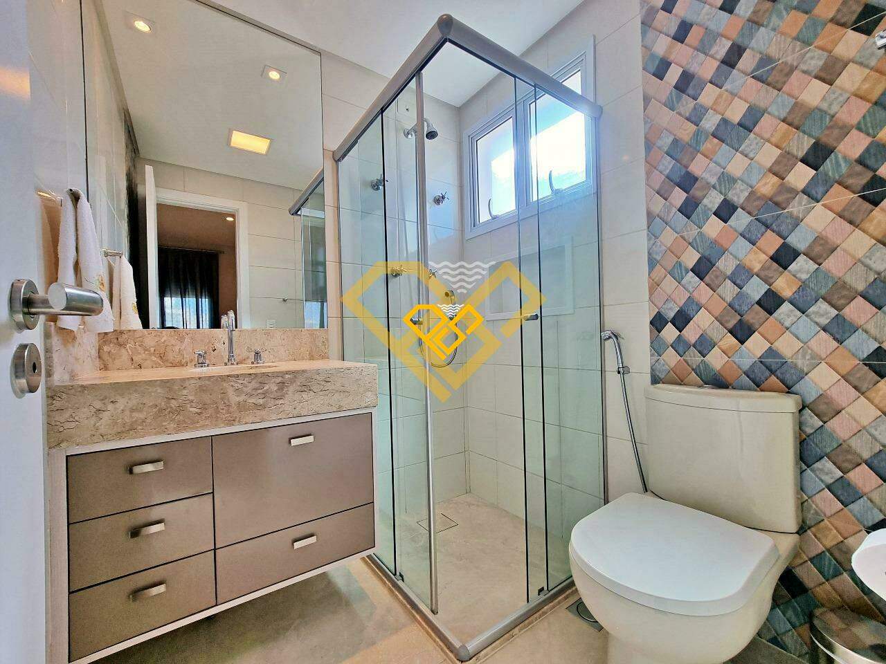 Apartamento para aluguel no Gonzaga: Banheiro suite 3