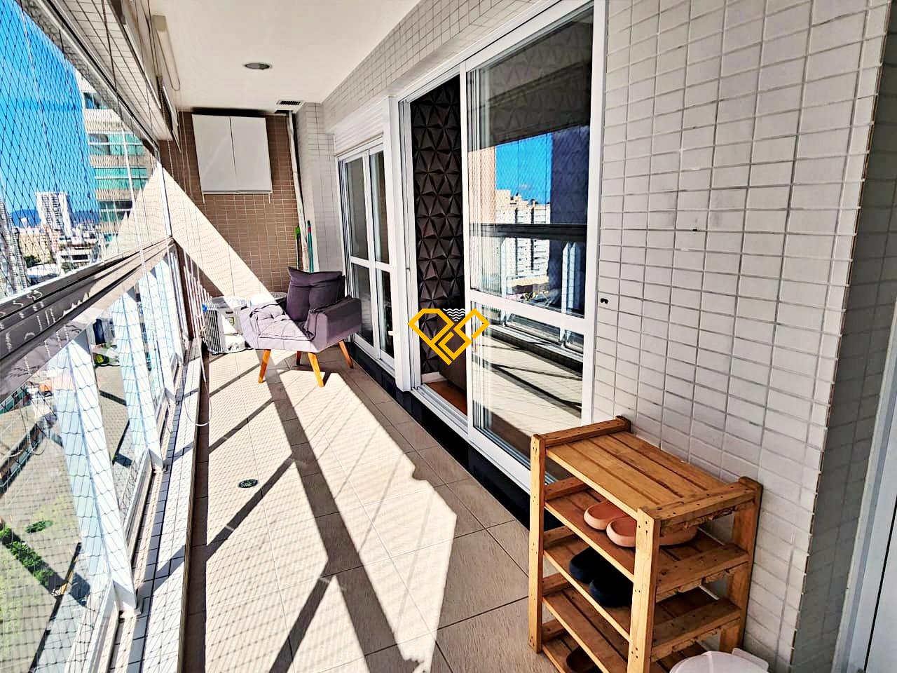 Apartamento para aluguel no Gonzaga: Varanda