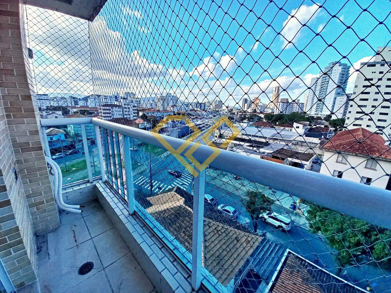 Apartamento para aluguel no Gonzaga: Varanda