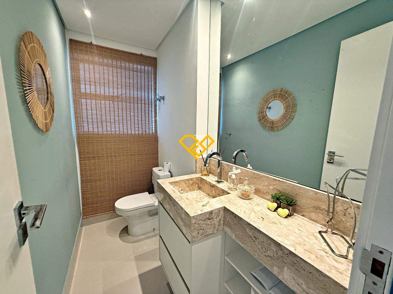 Apartamento para aluguel no Gonzaga: Lavabo