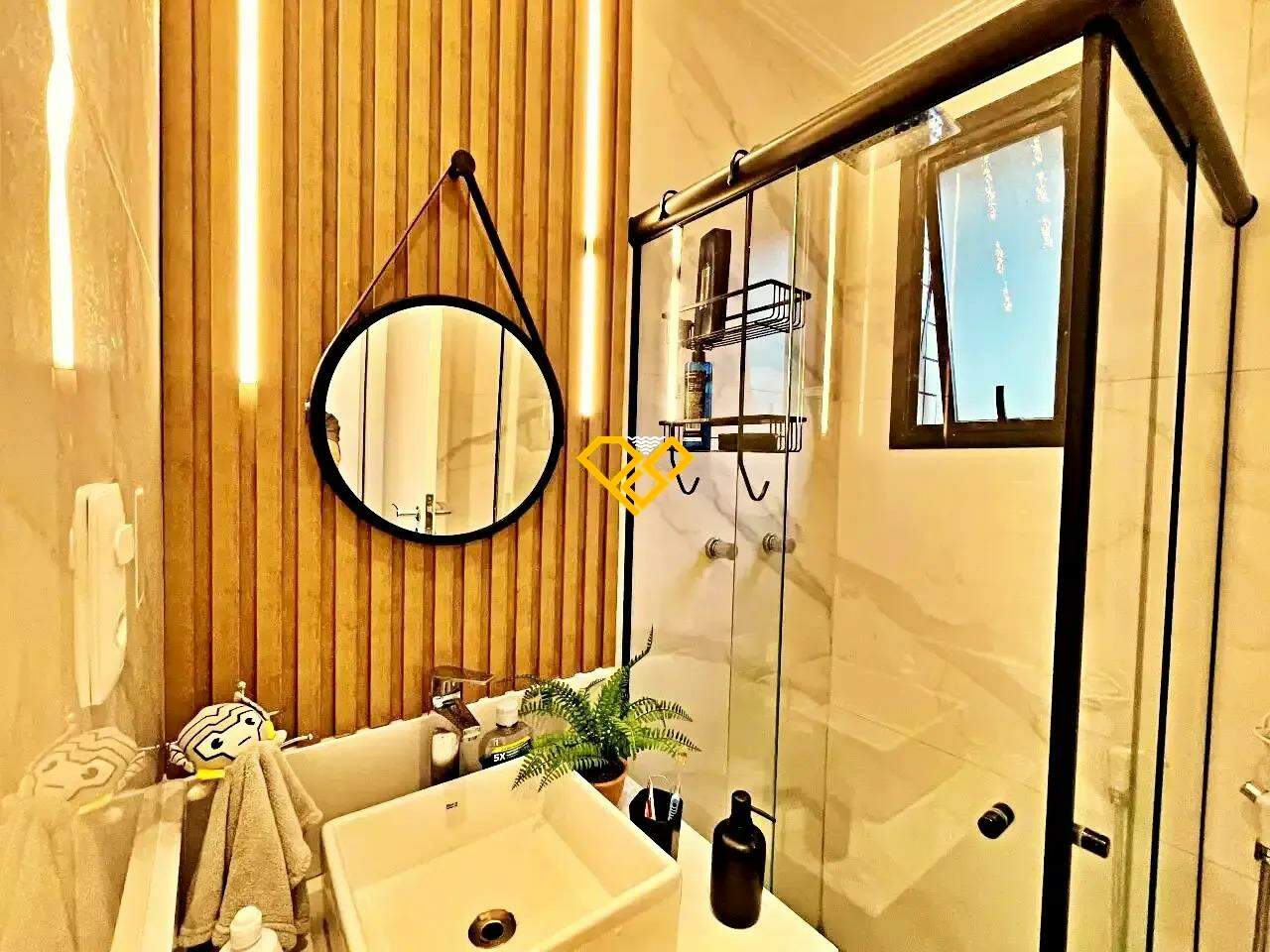 Apartamento para aluguel no Gonzaga: Wc suíte 3 - sala de tv