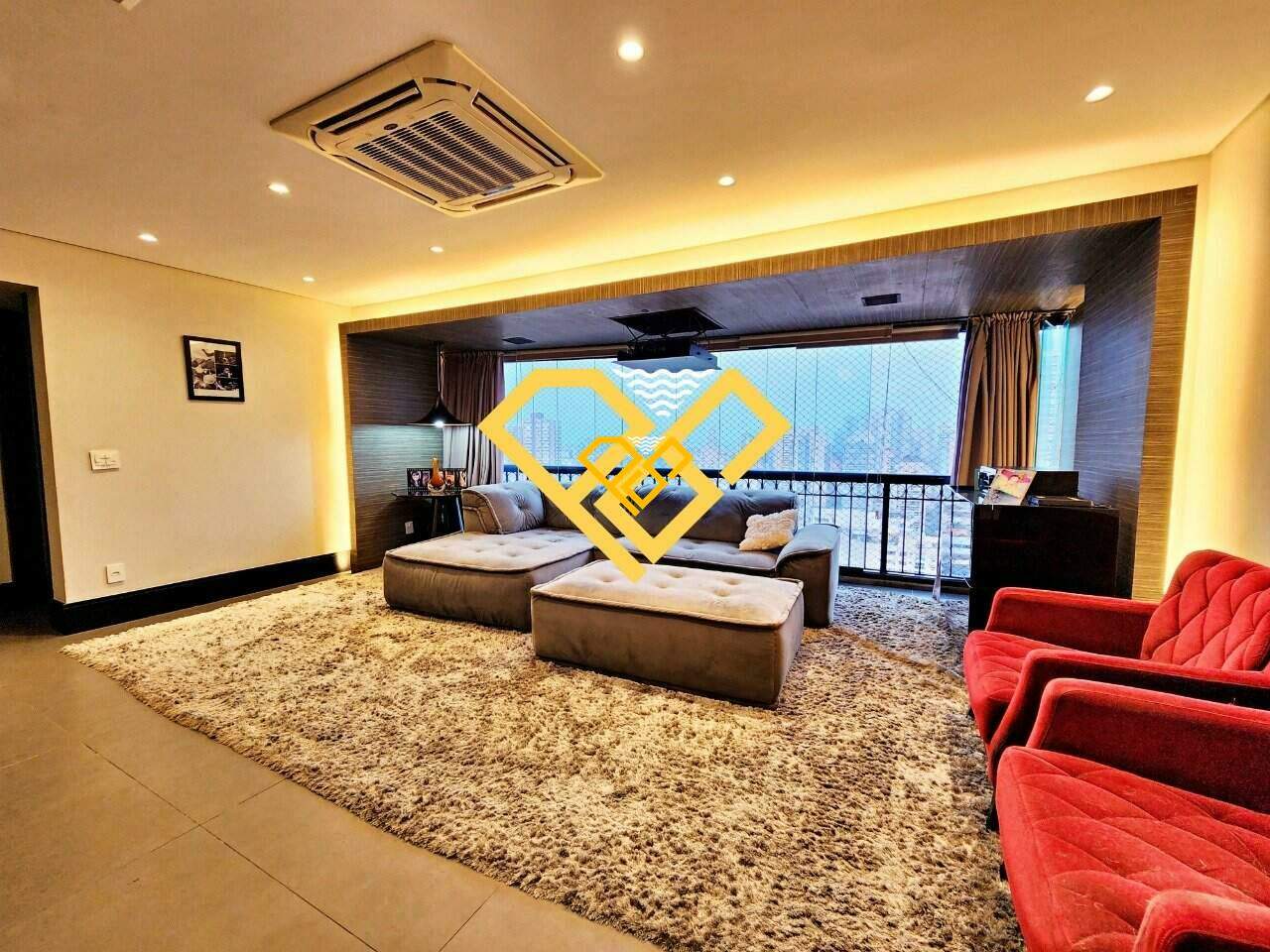 Cobertura à venda no José Menino: Sala