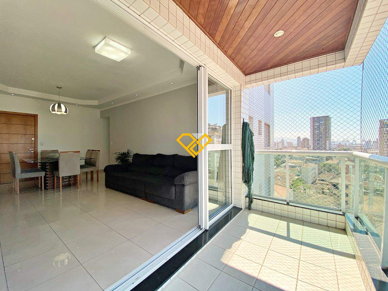 Apartamento para aluguel no Aparecida: Varanda