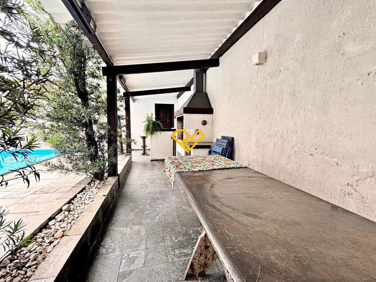 Casa para aluguel no Gonzaga: Área gourmet com churrasqueira