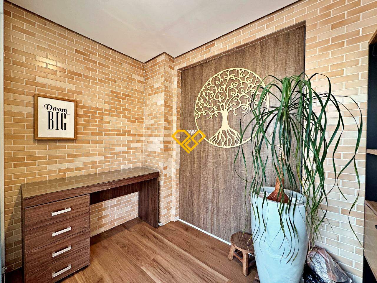 Apartamento à venda no Gonzaga: Varanda - escritório