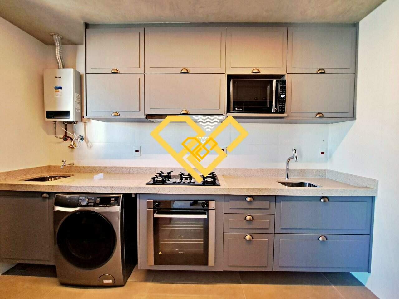 Apartamento para aluguel no Boqueirão: Cozinha e área de serviço
