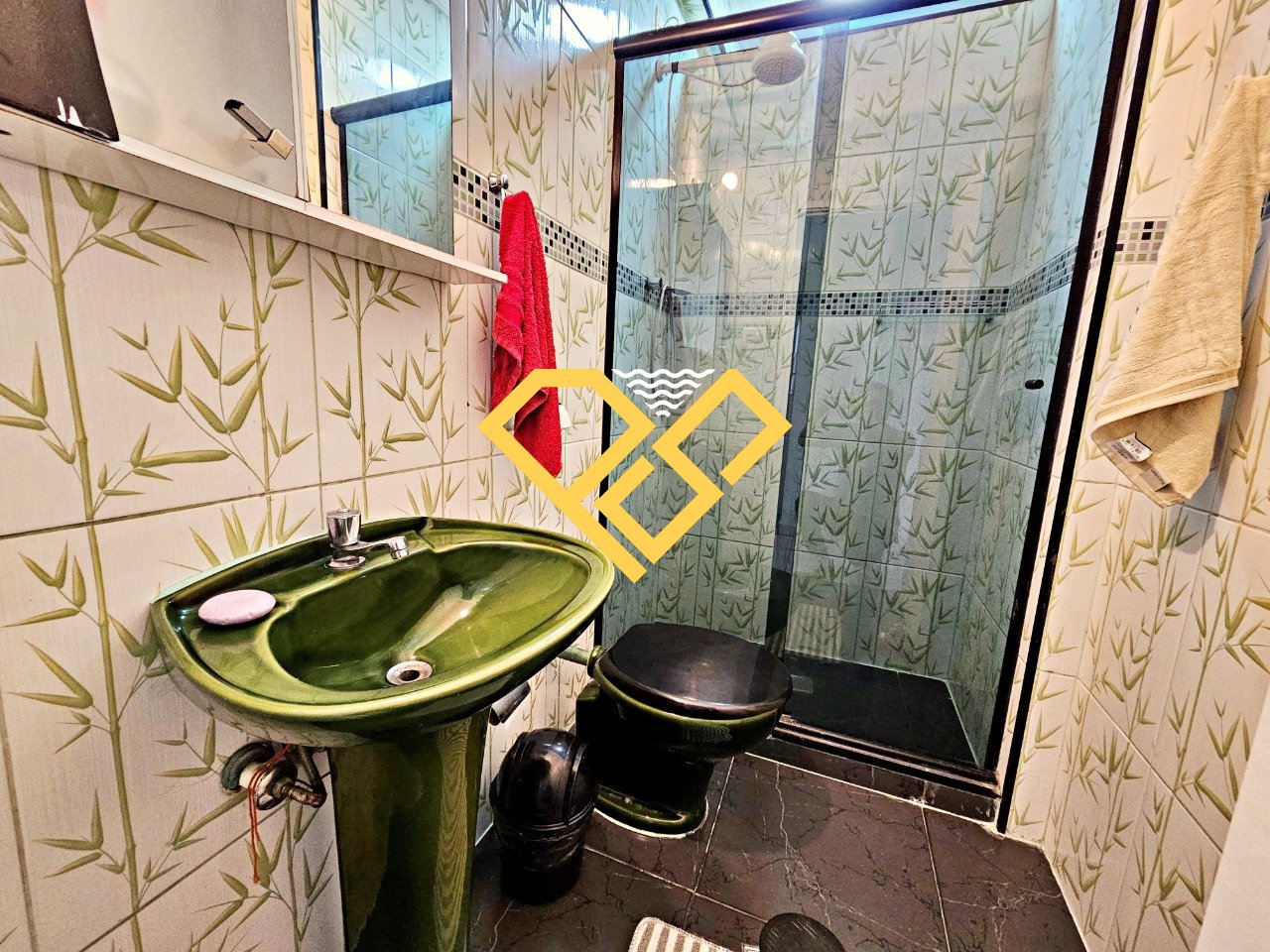 Apartamento para aluguel no Gonzaga: Wc social