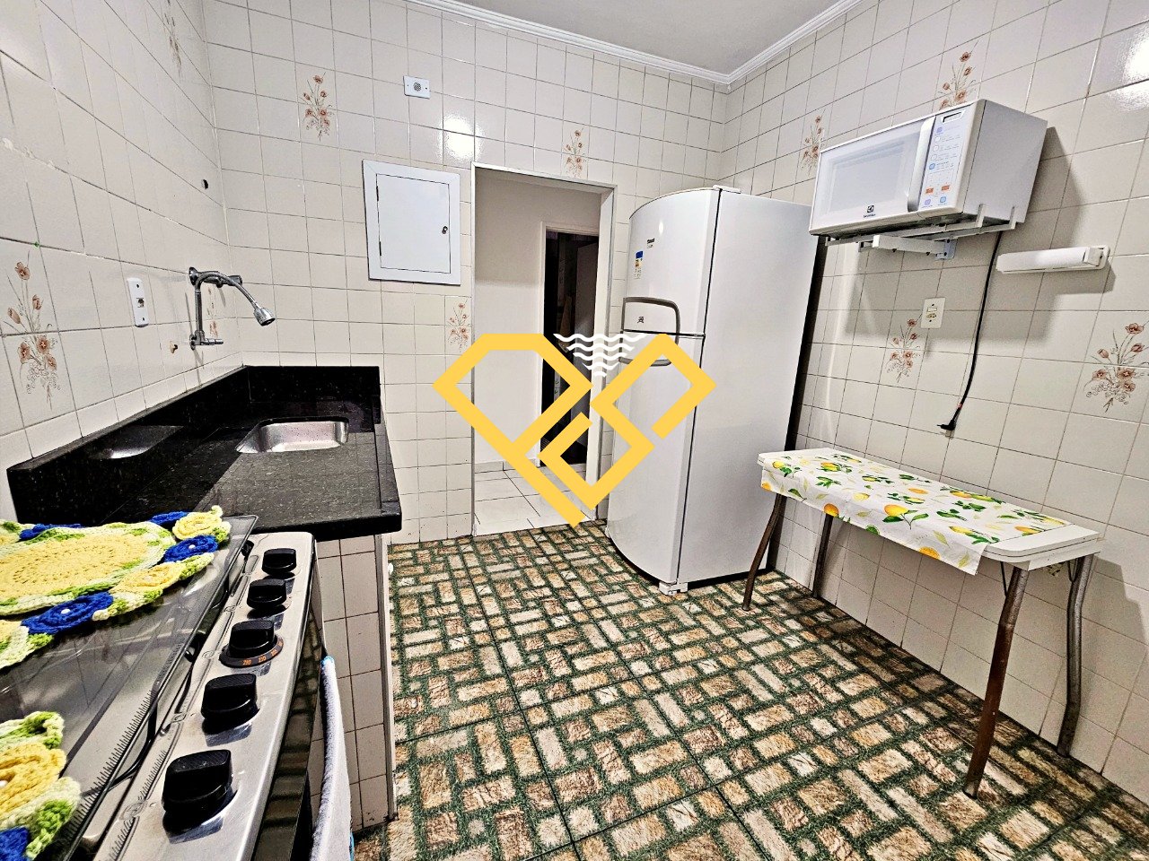 Apartamento para aluguel no Gonzaga: Cozinha