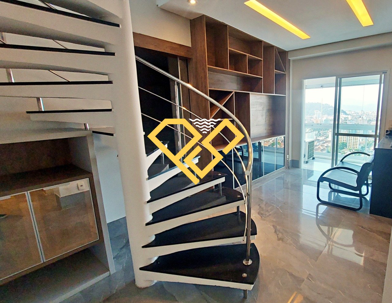 Cobertura para aluguel no Boqueirão: Sala