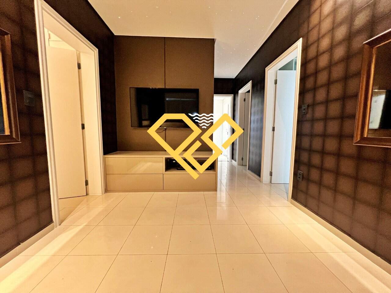 Apartamento para aluguel no Gonzaga: Sala de tv