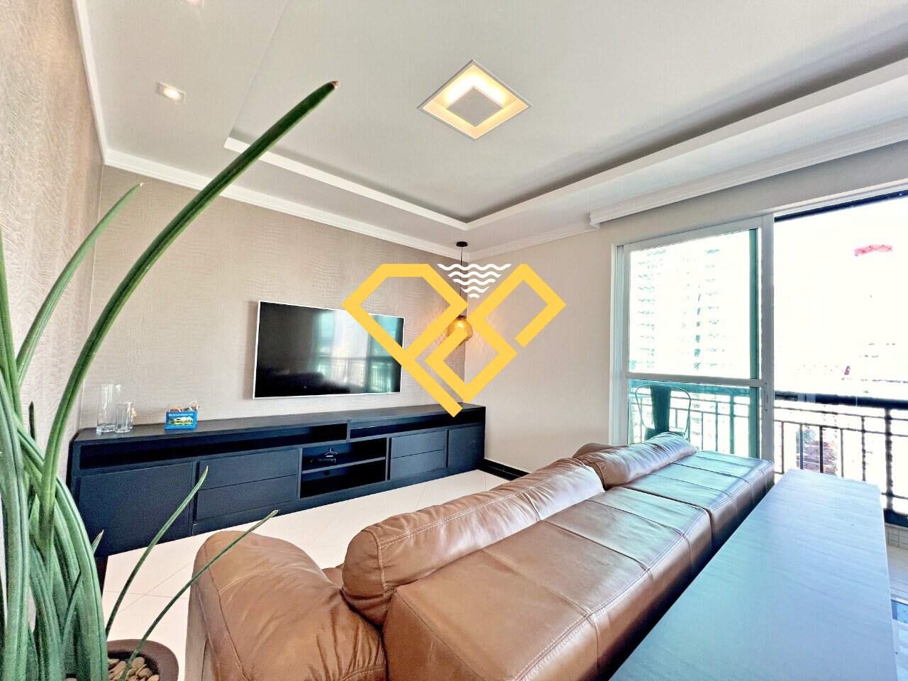 Apartamento para aluguel no Gonzaga: Sala