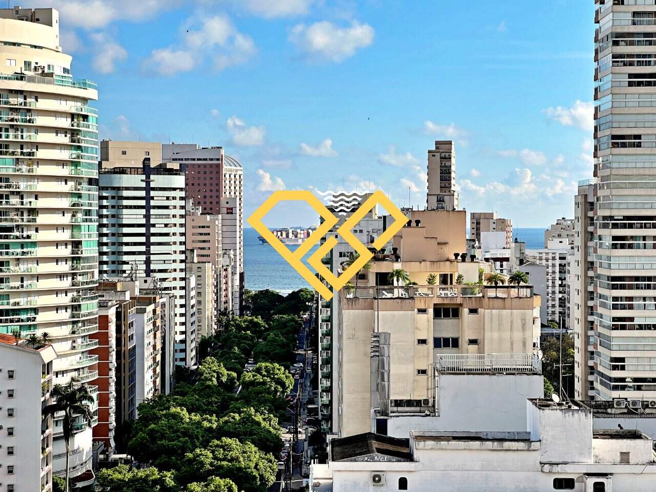 Apartamento para aluguel no Gonzaga: Vista