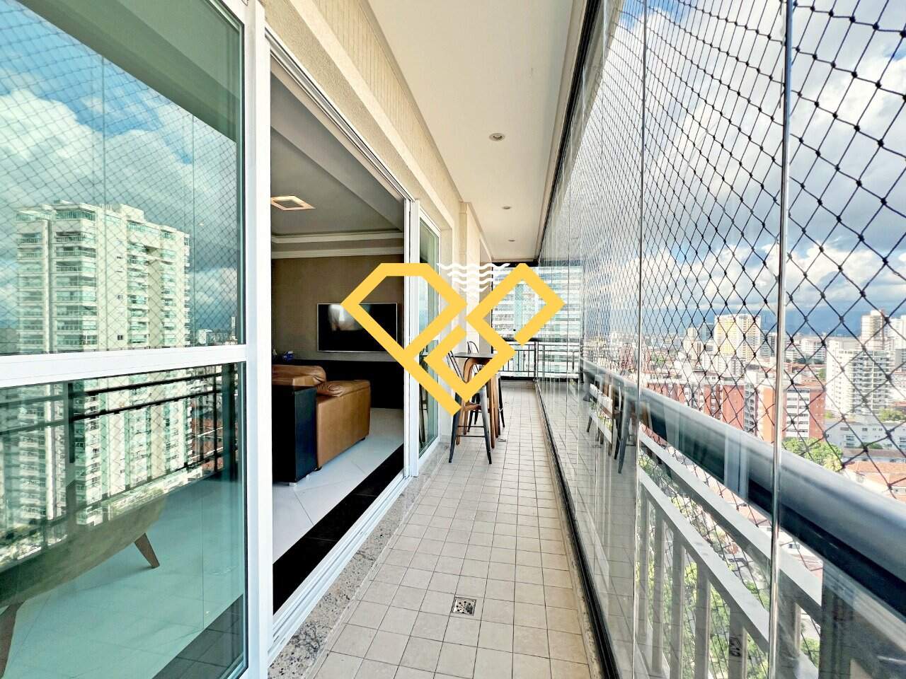 Apartamento para aluguel no Gonzaga: Varanda