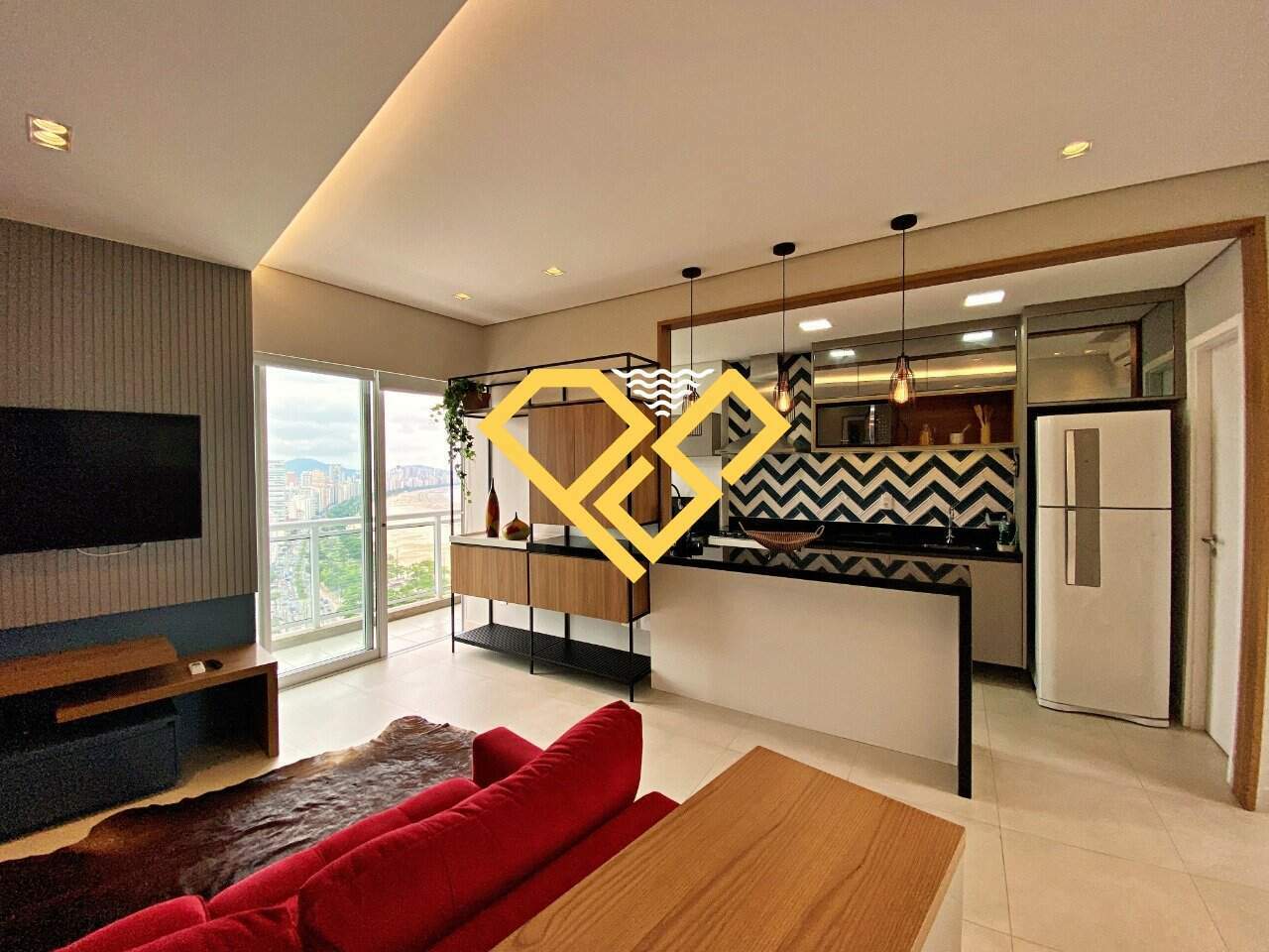 Apartamento para aluguel no Pompéia: Sala