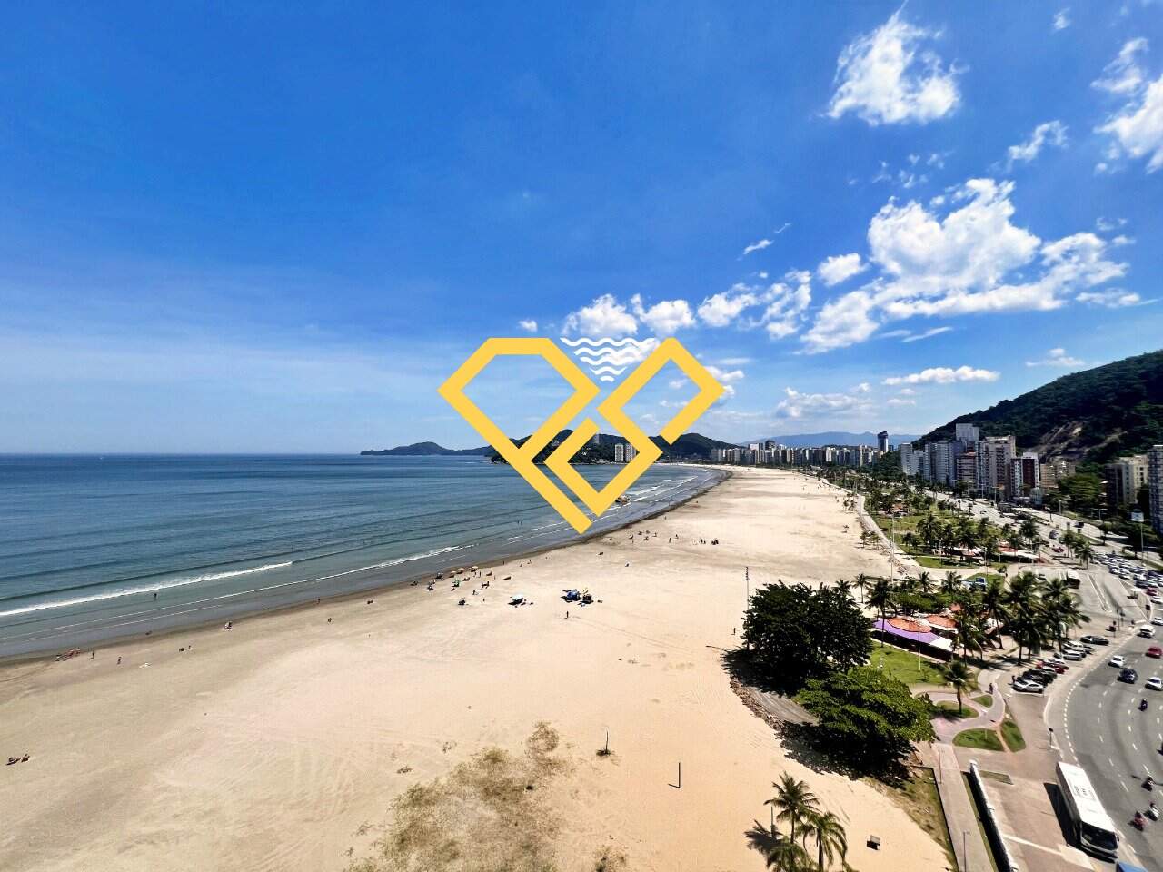 Apartamento para aluguel no José Menino: Vista da sala
