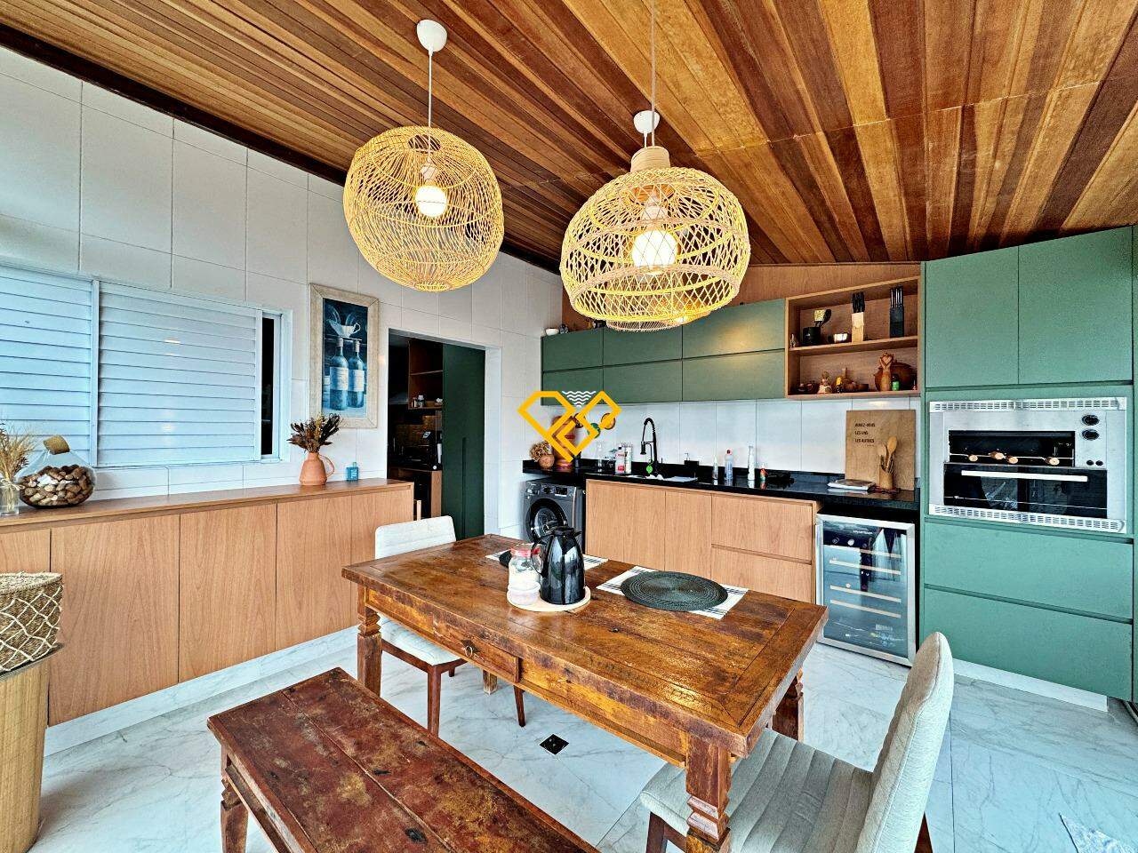 Garden à venda no Ponta da Praia: Área gourmet