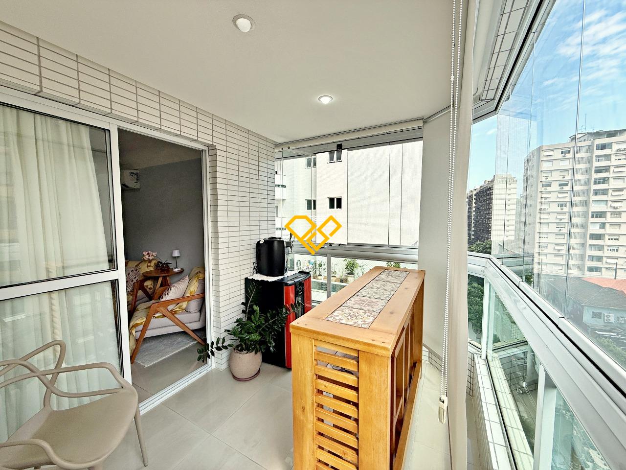 Apartamento à venda no Pompéia: Varanda