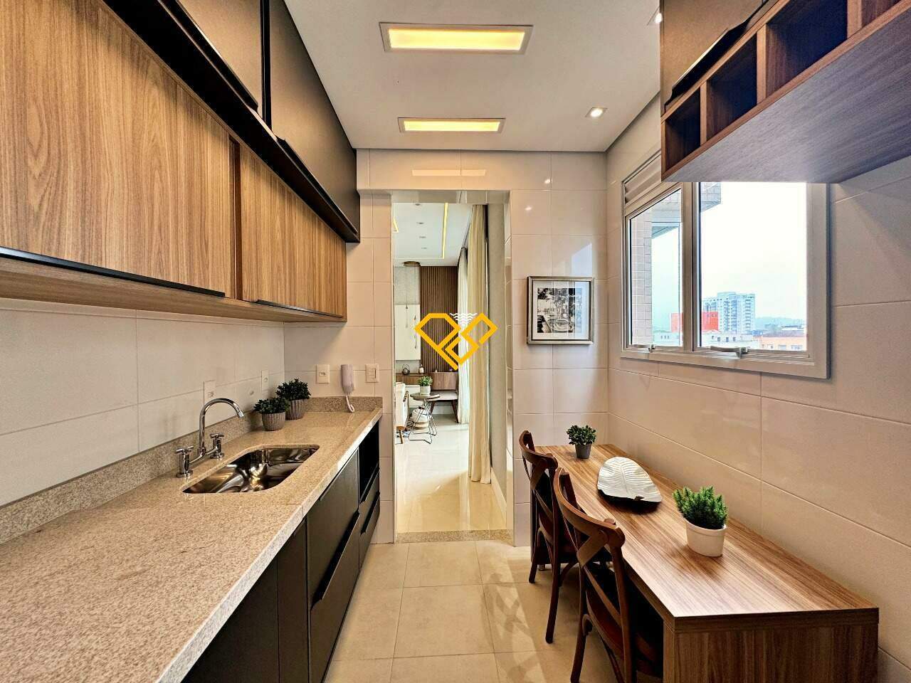 Apartamento à venda no José Menino: Cozinha