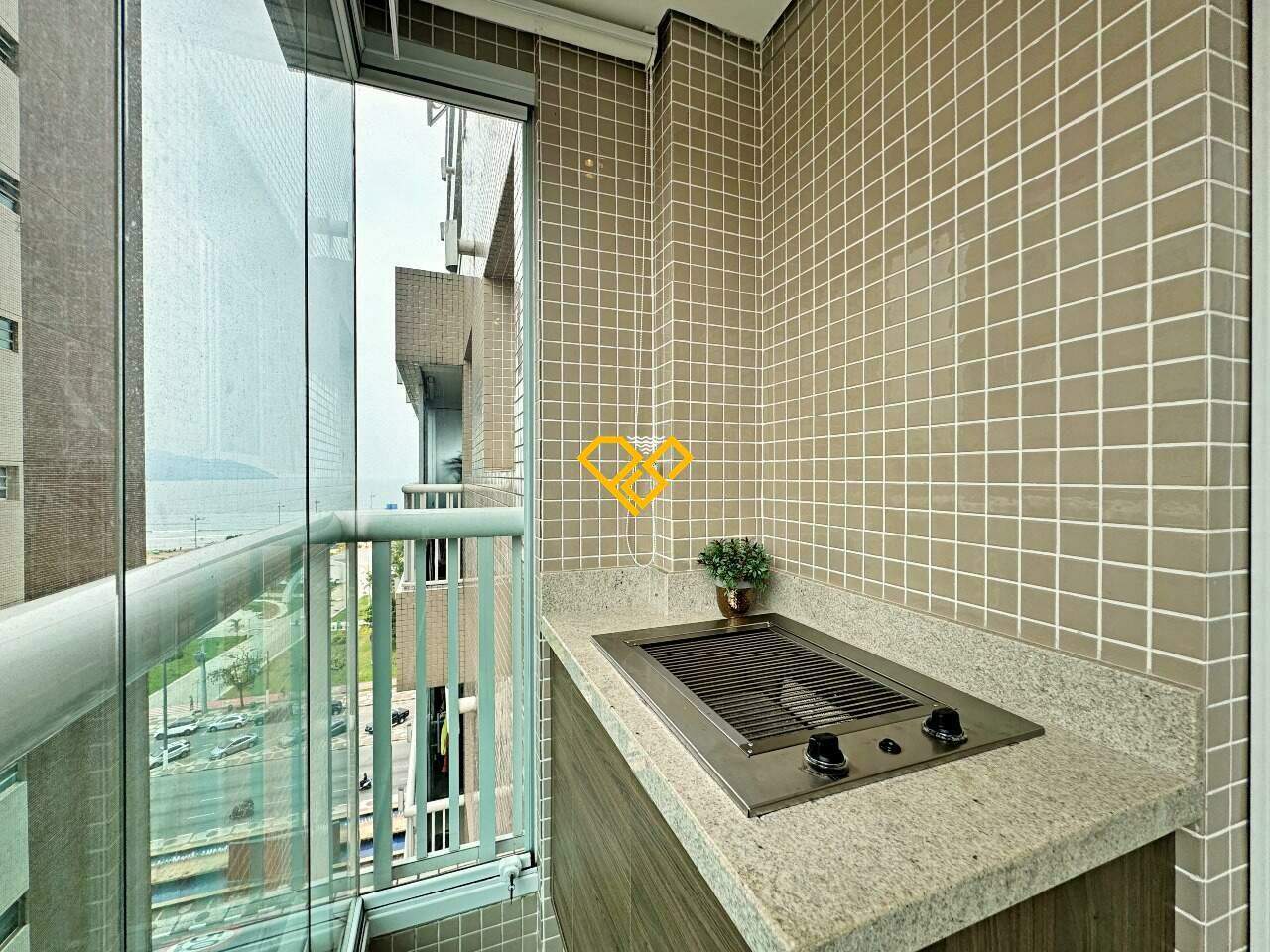 Apartamento à venda no José Menino: Varanda