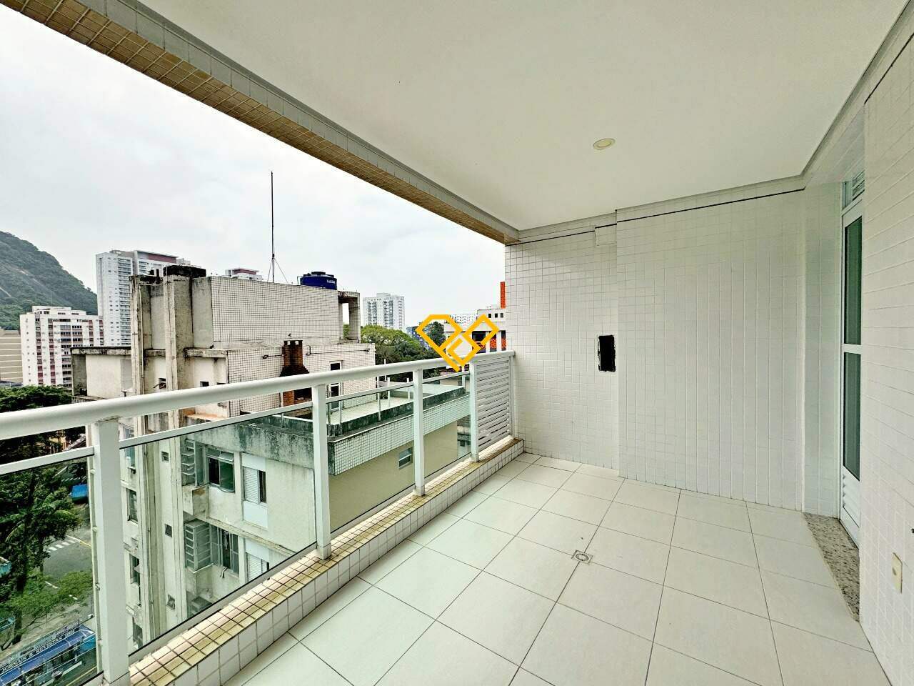 Apartamento à venda no José Menino: Varanda