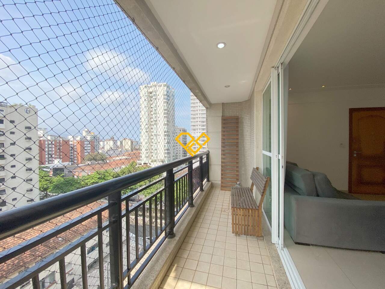 Apartamento à venda no Gonzaga: Varanda