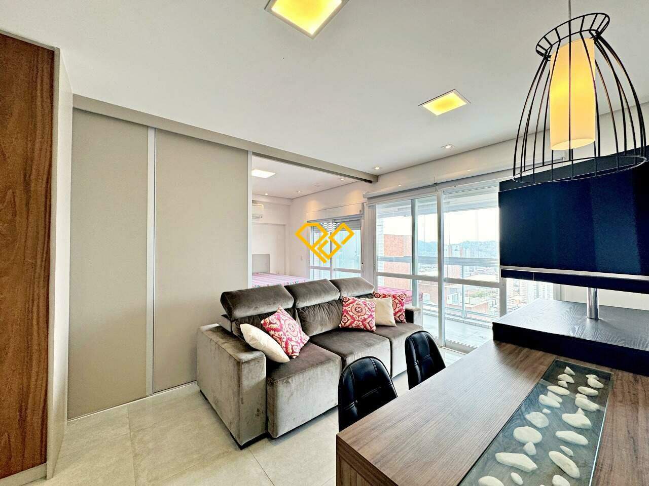 Apartamento à venda no Gonzaga: Sala