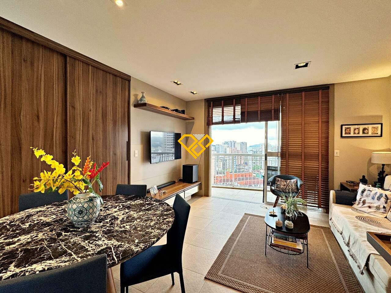 Apartamento à venda no Gonzaga: Sala