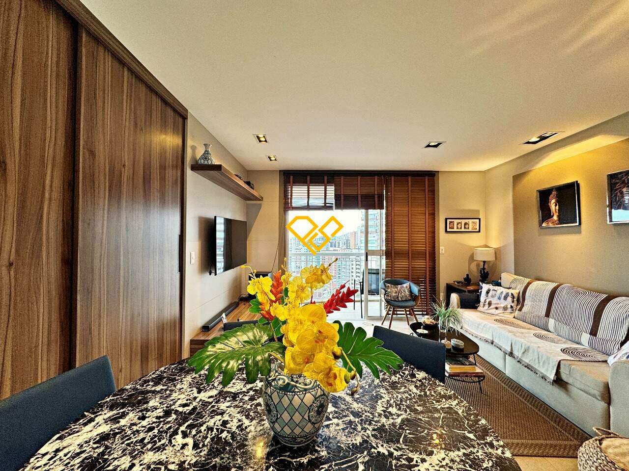Apartamento à venda no Gonzaga: Sala