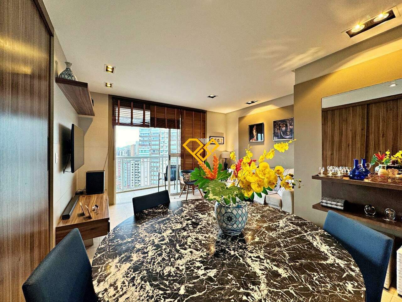 Apartamento à venda no Gonzaga: Sala